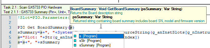 ATEasy 2021 Code Editor Tooltip Shown on Caret position